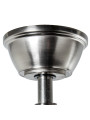 Ventilador Techo C/luz 4 Aspas Retráctiles Plateado Volturn