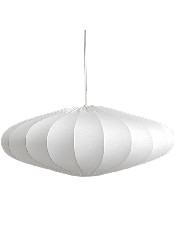 Lámpara Techo Hierro Pantallaalgodón, 1xe27 Max.60w No Incl