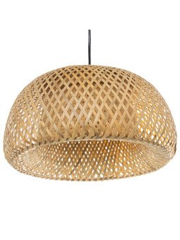 Lámpara Techo Bambú 1xe27 Max60w, No Incluida