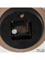 Reloj Pared Madera 60cm Manecillas de Aluminio