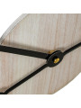 Reloj Pared Madera 60cm Manecillas de Aluminio