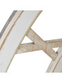 Reloj Pared Madera 60cm Manecillas de Aluminio