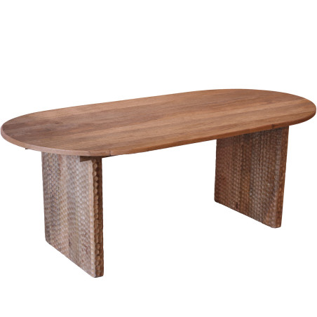Mesa Comedor Madera Mango Rectangular