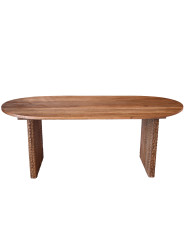 Mesa Comedor Madera Mango Rectangular