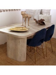 Mesa Comedor Madera Mango Rectangular