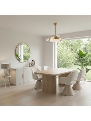 Mesa Comedor Madera Mango Rectangular