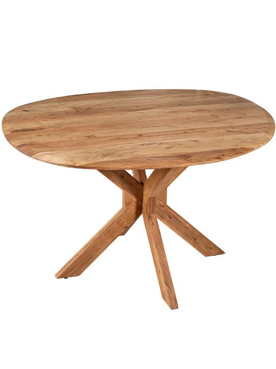 Mesa Comedor Madera Mango Ovalada