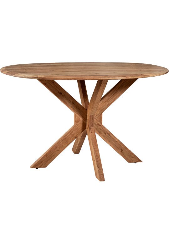 Mesa Comedor Madera Mango Ovalada