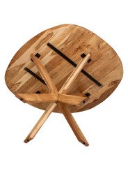 Mesa Comedor Madera Mango Ovalada