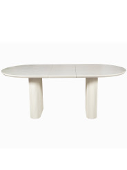 Mesa Comedor Madera Extensible Color Beige +95084