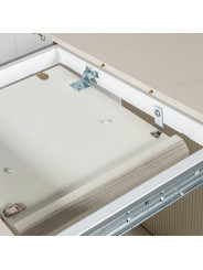 Mesa Comedor Madera Extensible Color Beige +95084