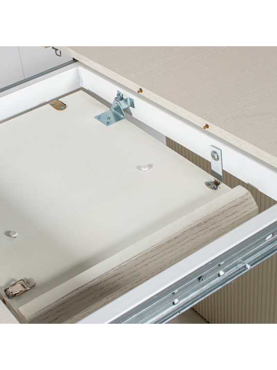 Mesa Comedor Madera Extensible Color Beige +95084